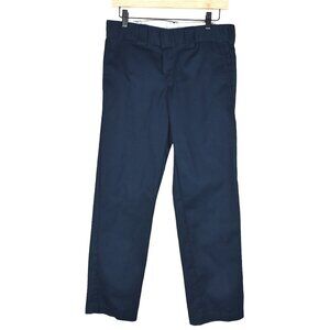 Dickies Men’s Navy Blue Work Pants Size 30x30 | Straight Fit Industrial Uniform
